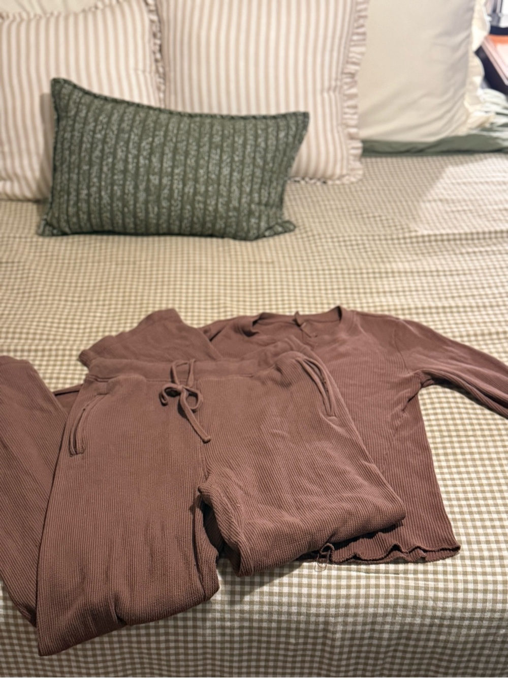 SKIMS Waffle Knit Pajama Set